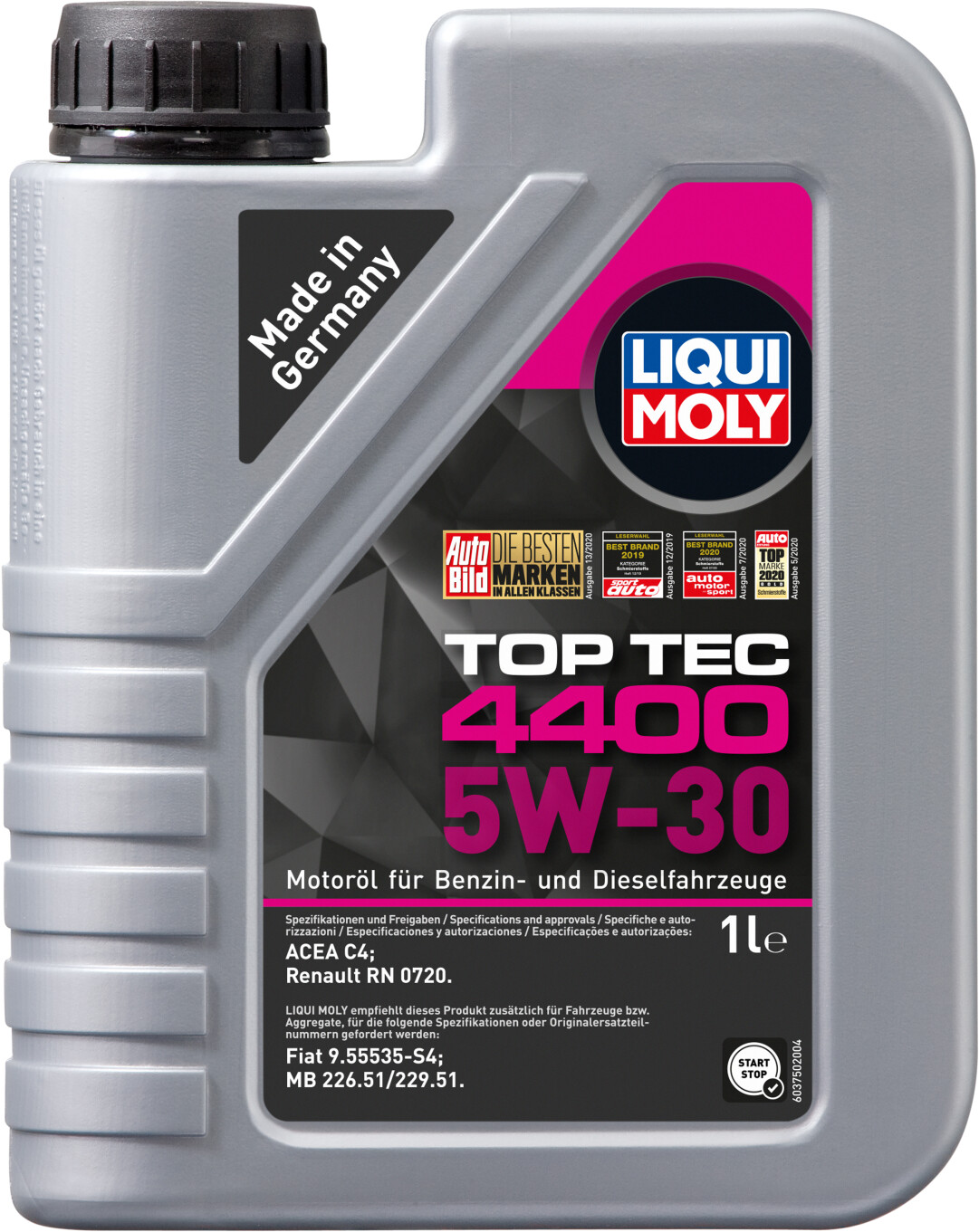 Liqui Moly Top Tec 4400 5w 30 Test LIQUI MOLY Top Tec 4400 5W-30 ab 10,54 € | Preisvergleich bei idealo.de