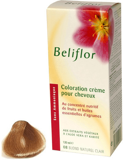 Beliflor Coloration crème pour cheveux 8 Blond naturel clair (120 ml)