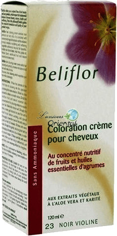 Beliflor Coloration crème pour cheveux 23 Noir violine (120 ml)