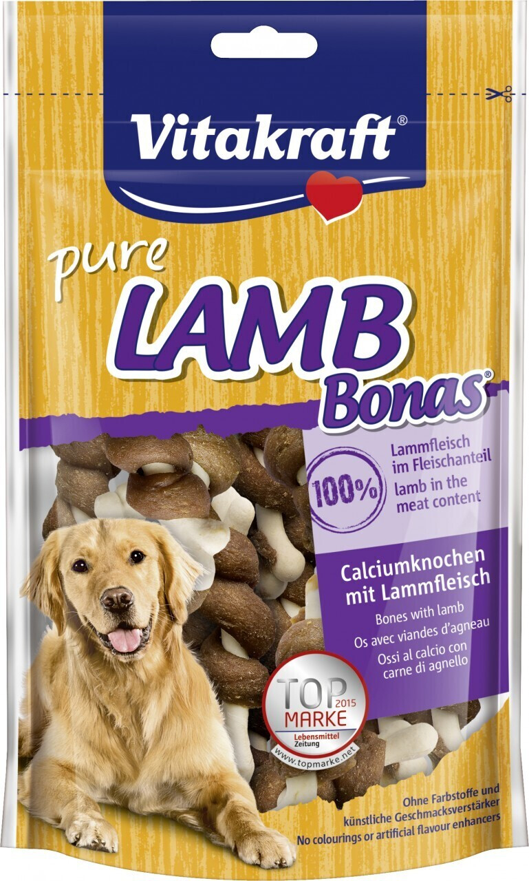 Vitakraft Bonas os de calcium agneau (80 g)