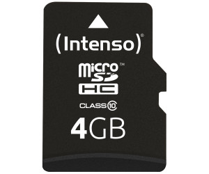 Intenso microSDHC Clase 10 (3413450) 3,99 € | Compara precios en