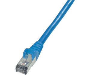Netzwerk Goobay Patch-Kabel CAT8.1 0.25m S/FTP blue Kabel Cable de red 