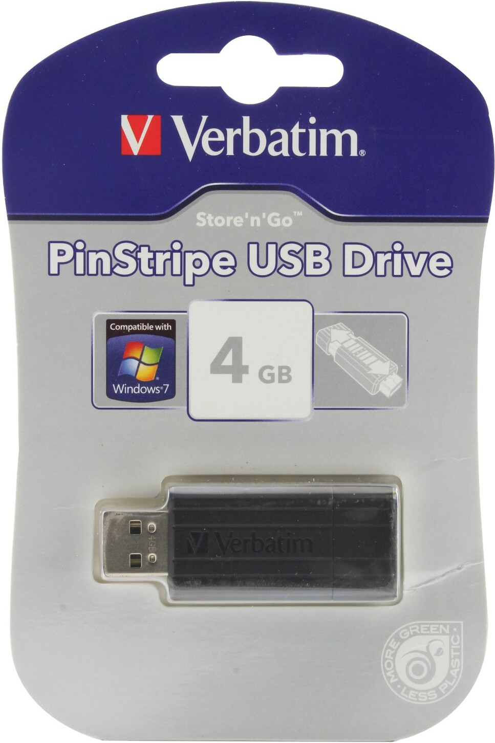 Memoria USB Verbatim Pinstripe 16GB Negro