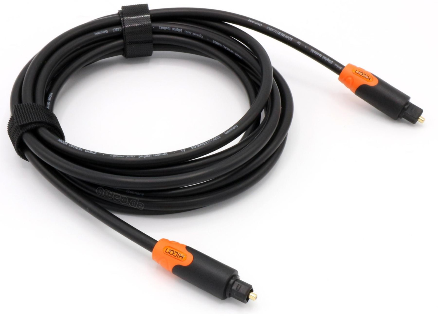 HICON HI-TLTL Câble Numérique Optique Toslink 3m - Audiophonics