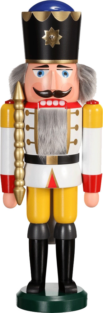 Seiffener Volkskunst Nutcracker King (39 cm)