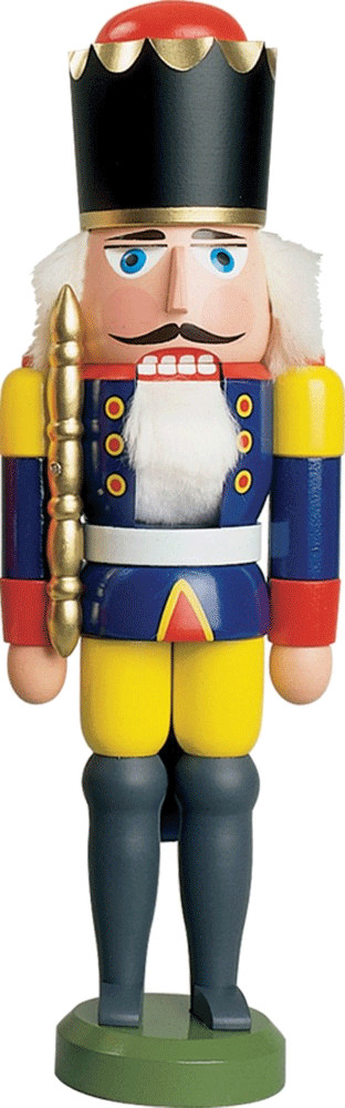 Seiffener Volkskunst Nutcracker King (29 cm)