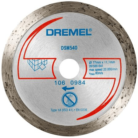 Dremel Disque à tronçonner diamanté pour faïence DSM20 (DSM540)