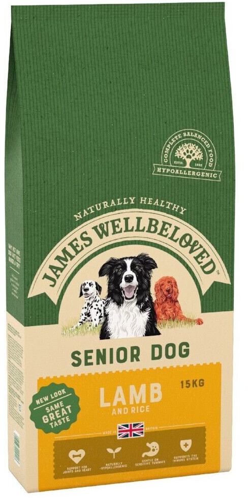James Wellbeloved Senior Light Lamb & Rice 15kg
