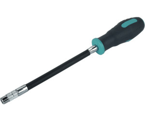 Tige d’extension de tournevis flexible avec adaptateur d’embout et maillon de joint élastique pour embouts de 13 mm 