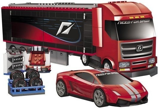 MEGA BLOKS Need For Speed - Camion et Voiture Lamborghini à Construire