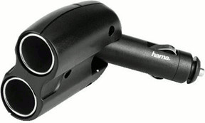 Hama 46519 Doubleur de prise Allume-cigares 12-V