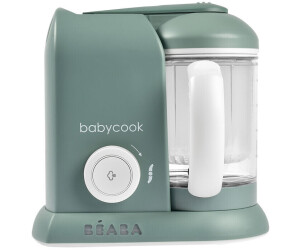 BEABA Robot Bébé Babycook Duo Blanc & Argent - Cuiseur mixeur bébé - Achat  moins cher