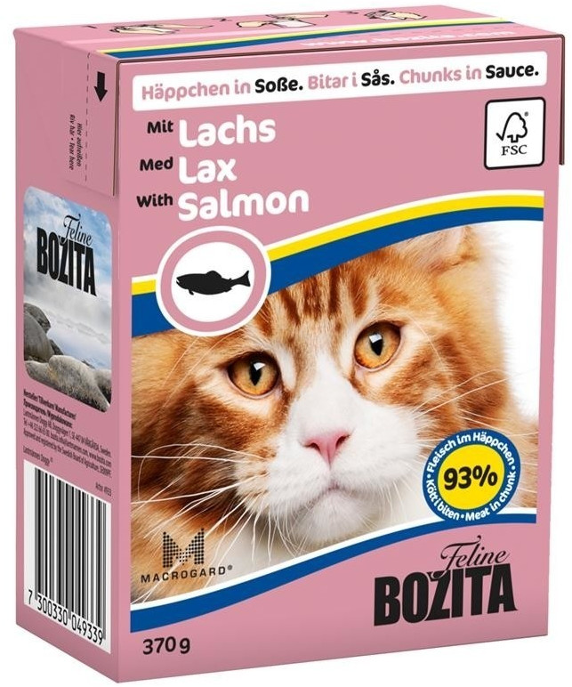 Bozita Bouchées en sauce - saumon 370g (4933)