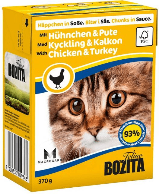 Bozita Bouchées en sauce, poulet & dinde