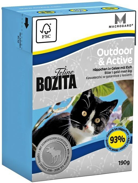 Bozita Feline Outdoor & Active Wet Cat Food 190g