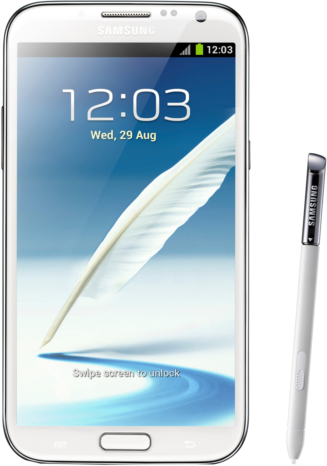 Samsung Galaxy Note 2 (16Go) - blanc marbre