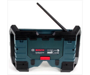 click/&go AUX-IN Bosch Professional 0615990GM8 GPB 12 V 10 Radio de chantier fonctionnement sur alimentation FM//AM et MP3 sans batterie 12 V L-BOXX 3, 5 mm, c/âble inclus