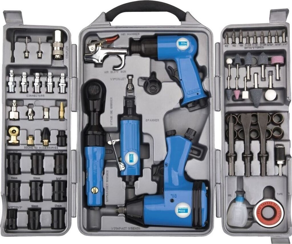 Güde Jeu d'outils pneumatiques 70 pièces