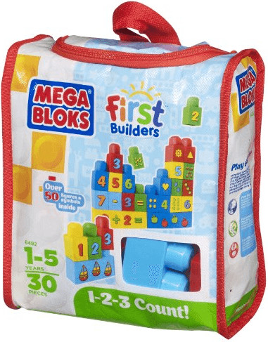 MEGA BLOKS Build and Learn to Count Bag
