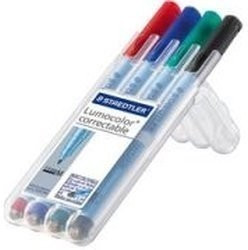 Staedtler WP4 Lumocolor F - Pochette de 4