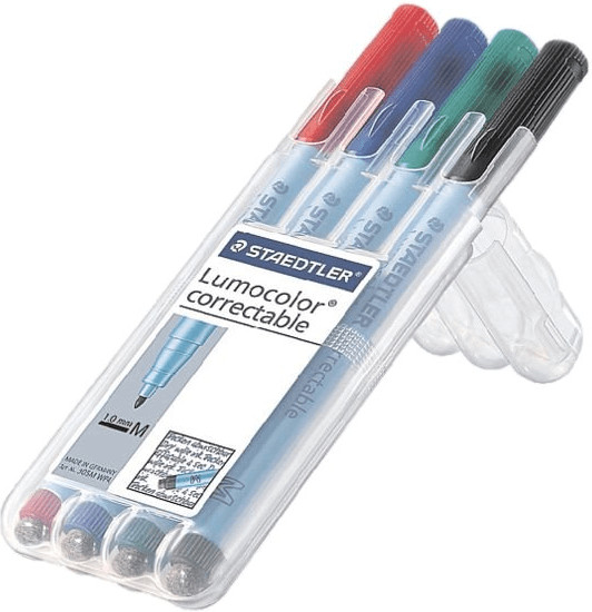 Staedtler WP4 Lumocolor M - Pochette de 4