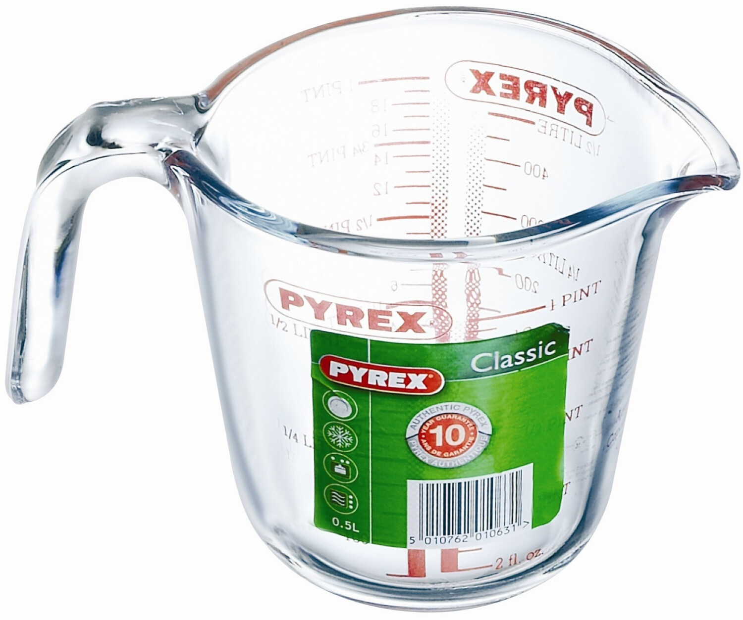 Pyrex - Classic - Broc Mesureur en Verre 0.50 L 