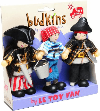 Le Toy Van Budkins Budkins Pirate Triple Set