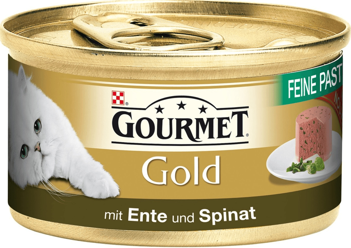 Gourmet Gold pâté fin canard et épinard (85 g)