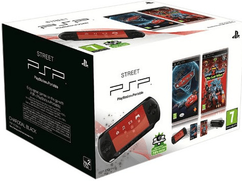 Sony PSP Street E1000 + Cars 2 + InviZimals: Die verlorenen Stämme + Kamera