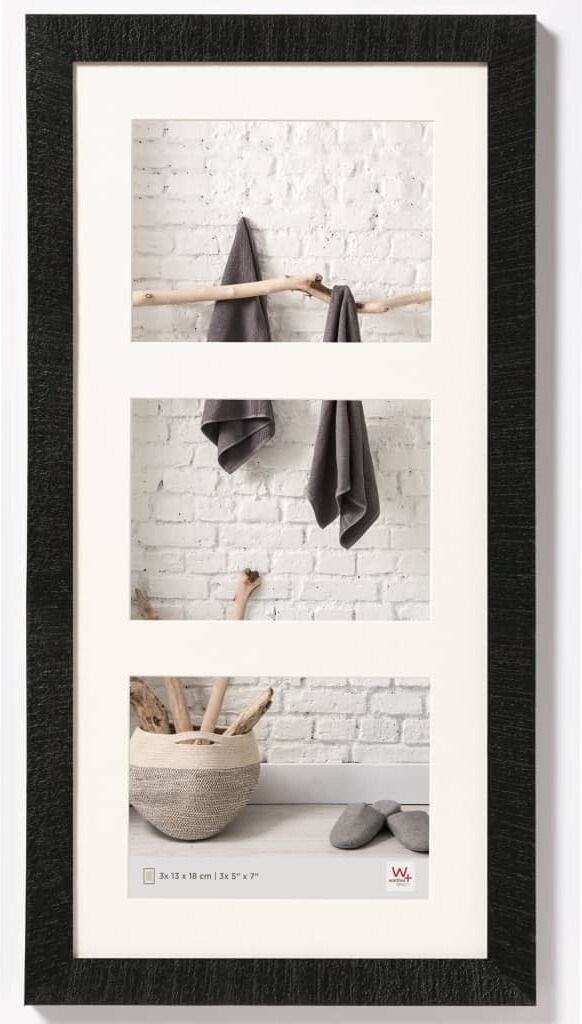 walther design Wooden Frame Home 3x 13x18 black