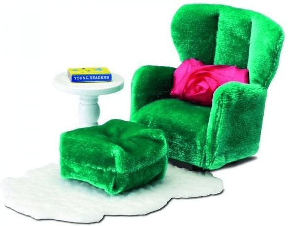 Lundby Smâland Fauteuils & pouf (60.2061)