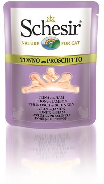 Schesir Sachet-portion thon avec jambon (70 g)