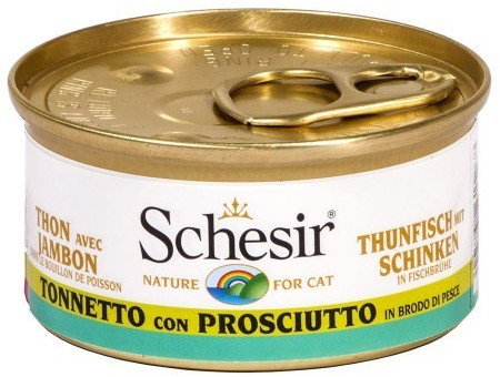 Schesir Tuna and ham in broth (70 g)