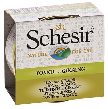 Schesir Bouillon avec thon et ginseng (70 g)