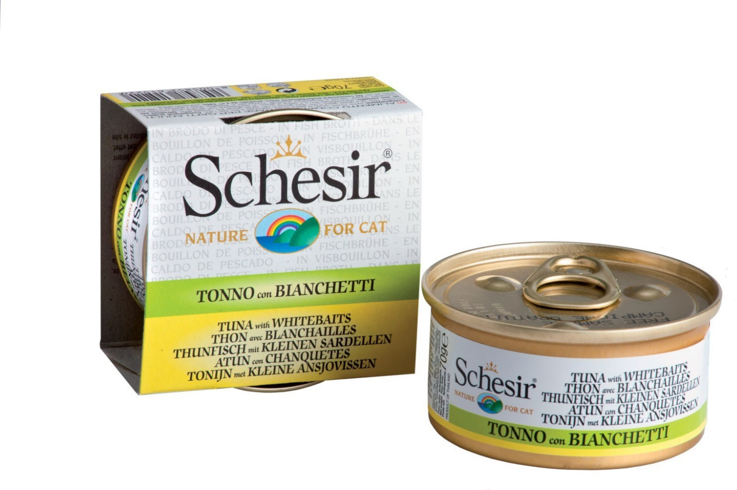 Schesir Bouillon thon avec sardines (70 g)