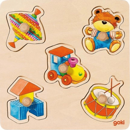 Goki Puzzle à encastrement - Mes jouets