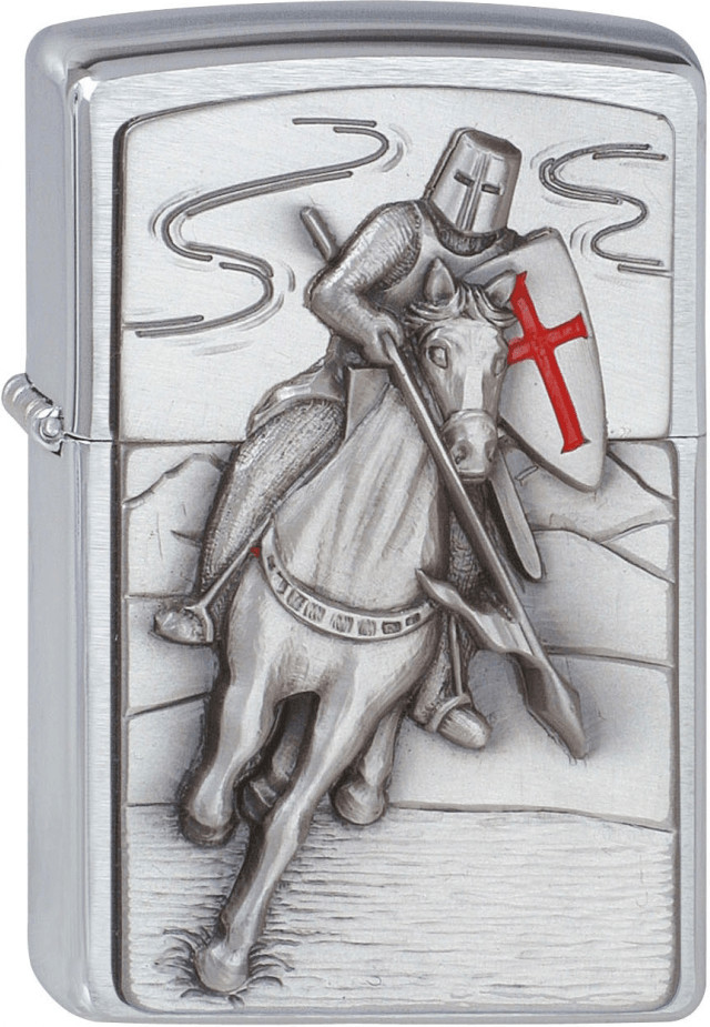 Zippo Crusader Attack Emblem