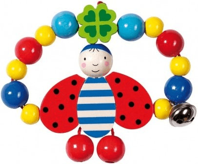 Heimess Hochet élastique coccinelle