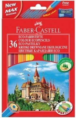 Lapices De Colores Faber-Castell C/36 Colores Hexagonal Madera