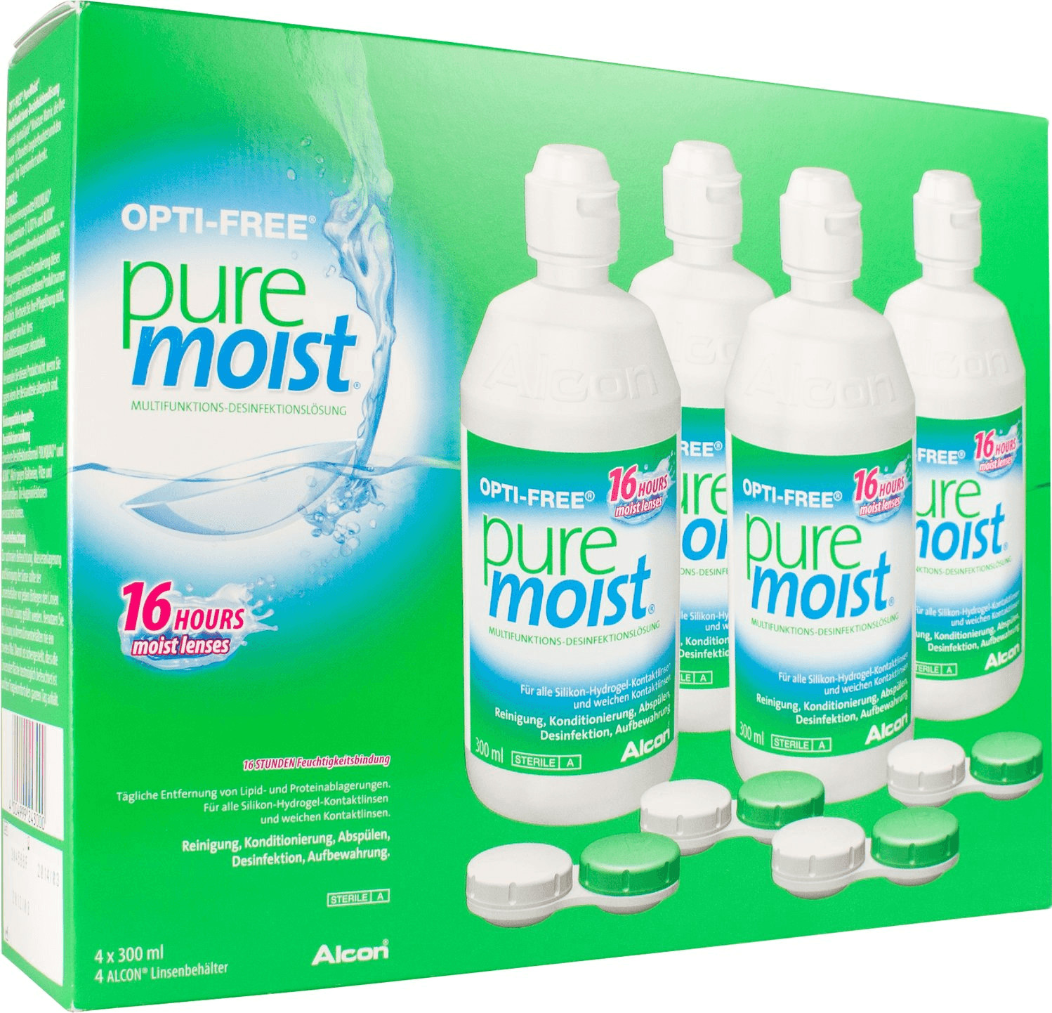 Alcon Opti-Free PureMoist (4 x 300ml)