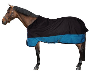 Horseware Mio Turnout Medium 200g – Coperta Impermeabile Per Cavallo, Blu/Rosso, 5'6/168 Cm