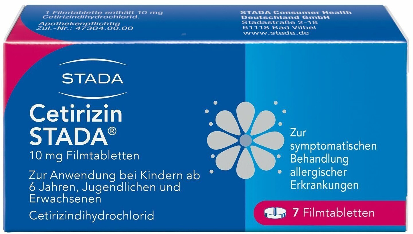 Cetirizin 10 mg Filmtabletten (7 Stk.)
