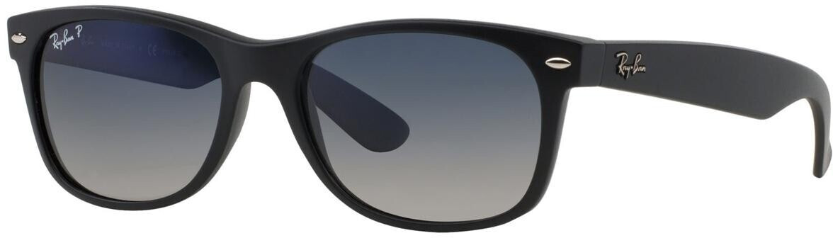 Ray Ban New Wayfarer RB2132 601S78 matt black gray blue gardient polarized ab 106 00 Preisvergleich bei idealo