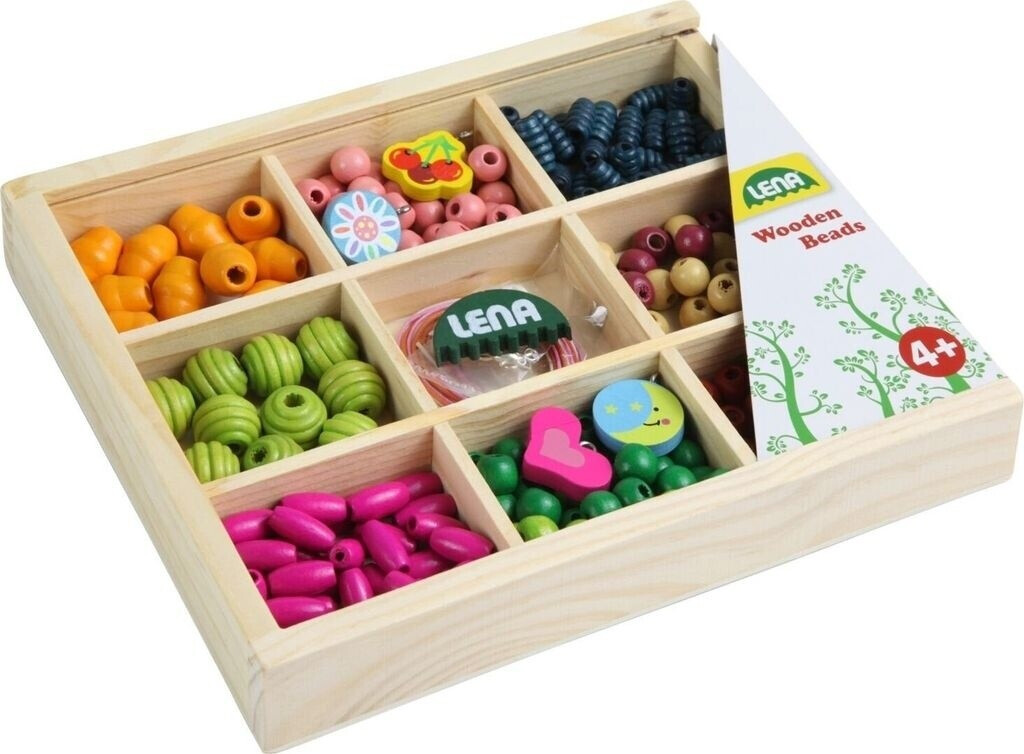 Lena Coffret perles en bois (32012)