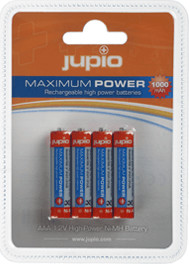 Jupio 4x AAA Maximum Power JRB-AAA1000 1,25 V 1000 mAh
