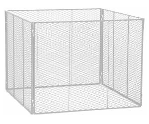 Garten Metall-Komposter Streckmetall 100 X 100 X 80 cm Brista verzinkt