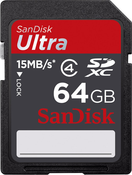 SanDisk Ultra SDXC 64 GB Class 4 (SDSDH-064G)