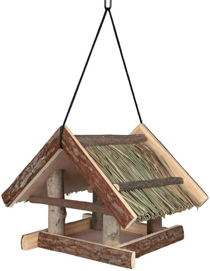 Trixie Natural Living Mangeoire maisonnette oiseau 25 x 25 x 25 cm (55661)