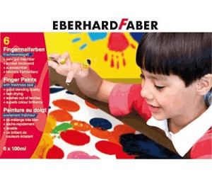 Fingermalfarben 6 x 100 ml Eberhard Faber Fingerfarben 