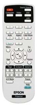 Epson EB-X12/X14/W12 Remote controller